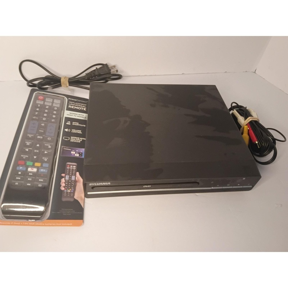 Sylvania SDVD1046 DVD Player w/ Remote RCA Cables Tested & Working